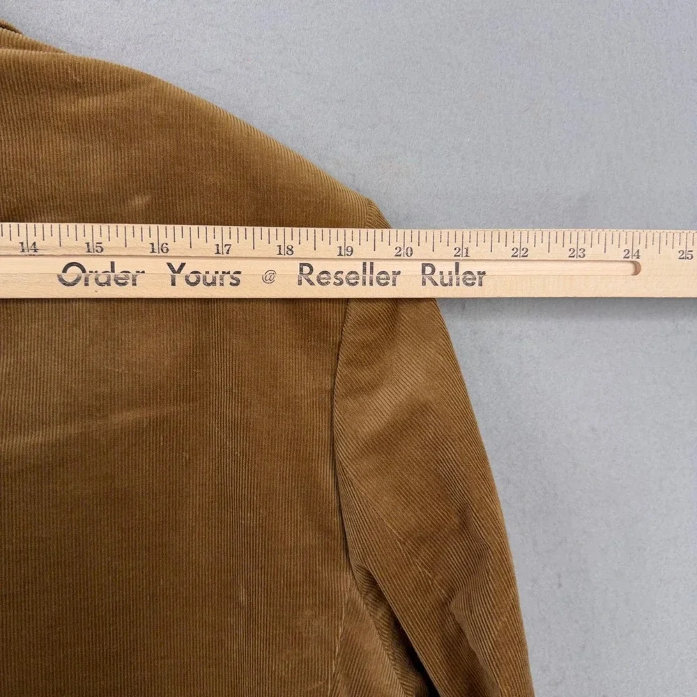 Banana Republic Blazer Mens 46L Brown Corduroy Tailored Fit Duca Visconti Career